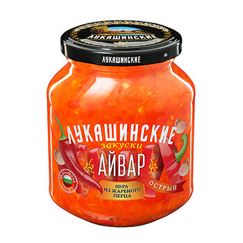 Икра Айвар Лукашинские закуски перец острый 350г
