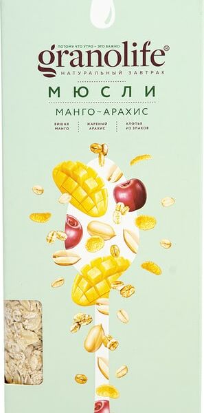 Мюсли Granolife Манго-арахис 400г