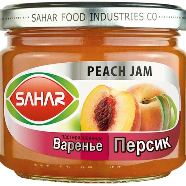 Варенье Sahar из персиков 390г
