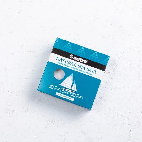 Соль морская мелкая йодированная