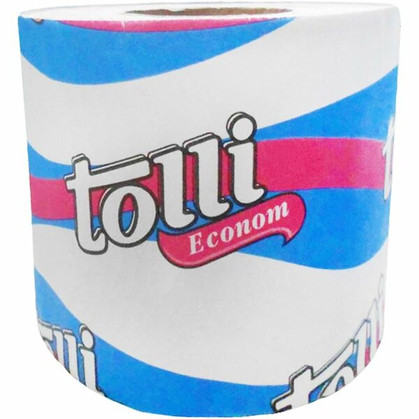 Туалетная бумага Tolli эконом 1 слой 1 рулон