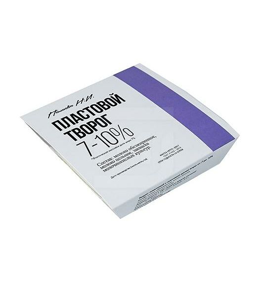Творог Палиева пластовой 7-10%