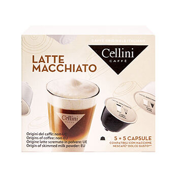 Кофе в капсулах Cellini Dolce Gusto Latte Macchiato 10шт.