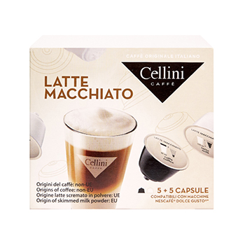 

Кофе в капсулах Cellini Dolce Gusto Latte Macchiato 10 шт. 107 г