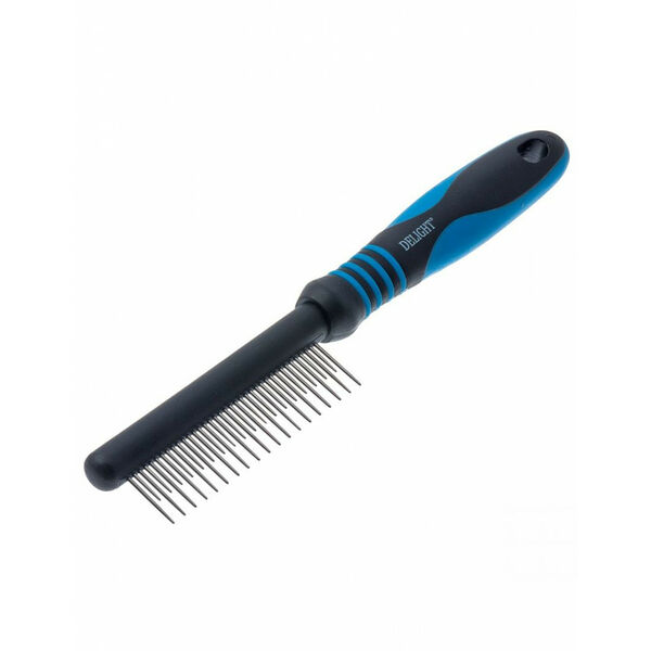 Расческа Delight с кольцами разнозубая 1 шт