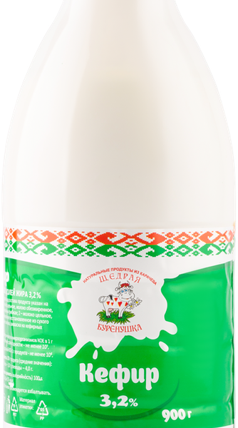 Кефир ЩЕДРАЯ БУРЁНУШКА 3,2%, без змж