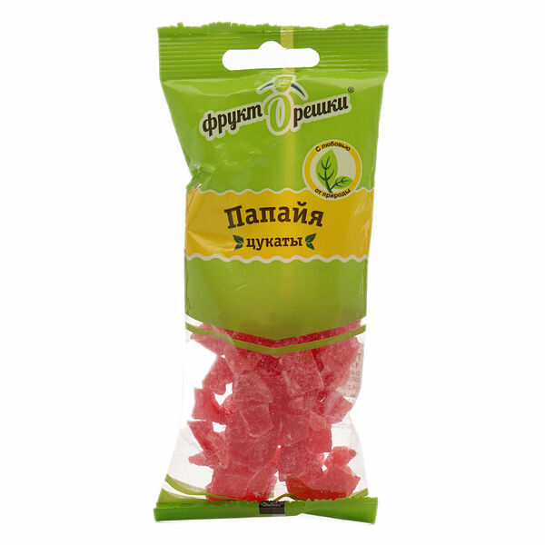 Цукаты папайя ТМ ФруктОрешки