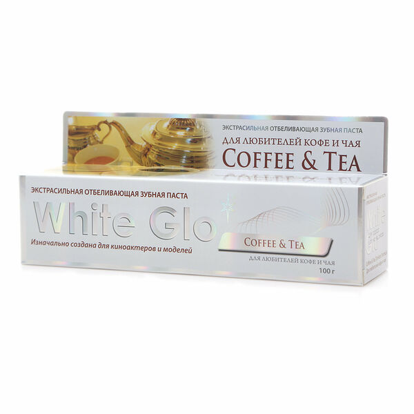 Зубная паста экстрасильная отбеливающая Кофе и чай ТМ White Glo (Уайт Гло)
