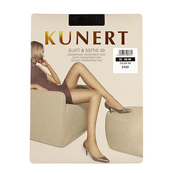 Колготки Glatt & Softing, Kunert, цвет 050 (чёрный), 20 den, размер 4, Германия