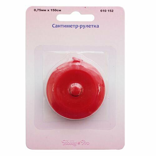 610152 Сантиметр-рулетка, 150см (см/см) Hobby&Pro,упак