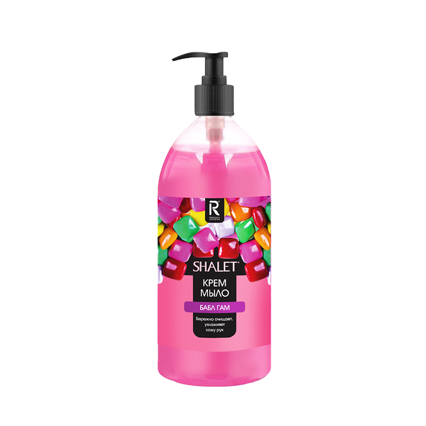 Жидкое крем-мыло для тела Shalet Бабл гам защищающее 1 л