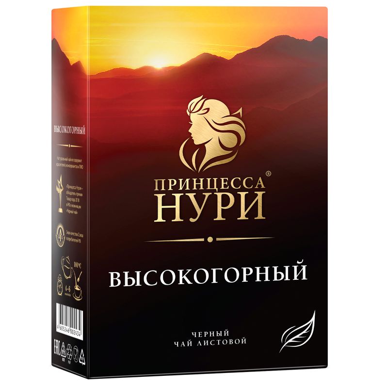 

Чай черный Принцесса Нури Высокогорный листовой 100 г