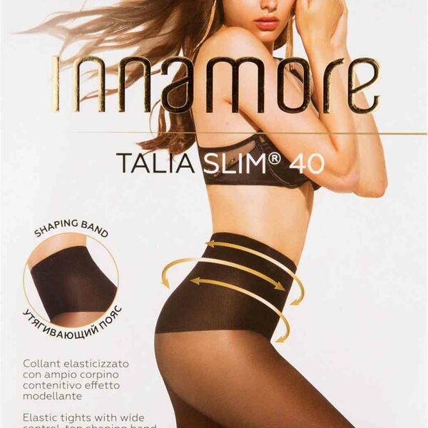 Колготки женские Innamore Talia Slim цвет: daino/загар, размер 2-S, 40 den