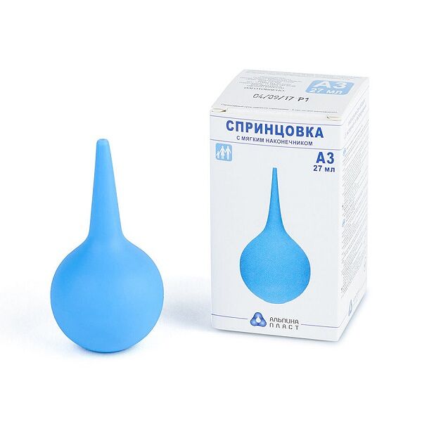 Спринцовка Альпина Пласт А3 с мягким наконечником 27 мл