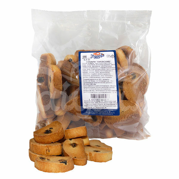 Сухари Киевские 300гр Уфимский Хлеб