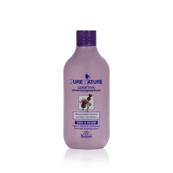 Шампунь против выпадения волос Floresan Pure Nature Сила и объём