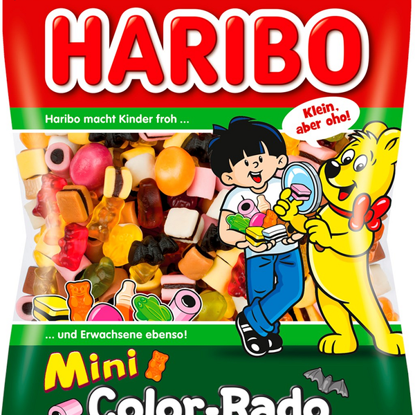 Мармелад жевательный Haribo Color-Rado mini с лакрицей, какао и кокосовой прослойкой