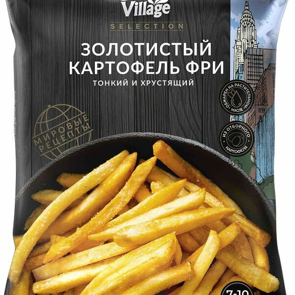 Картофель Global Village Selection фри быстрозамороженный 700г