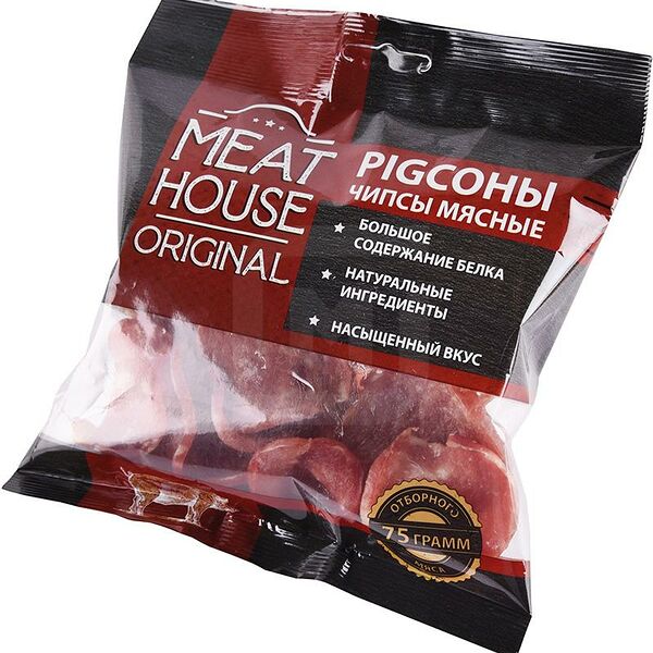 Чипсы Meat House Original мясные классические сыровяленые