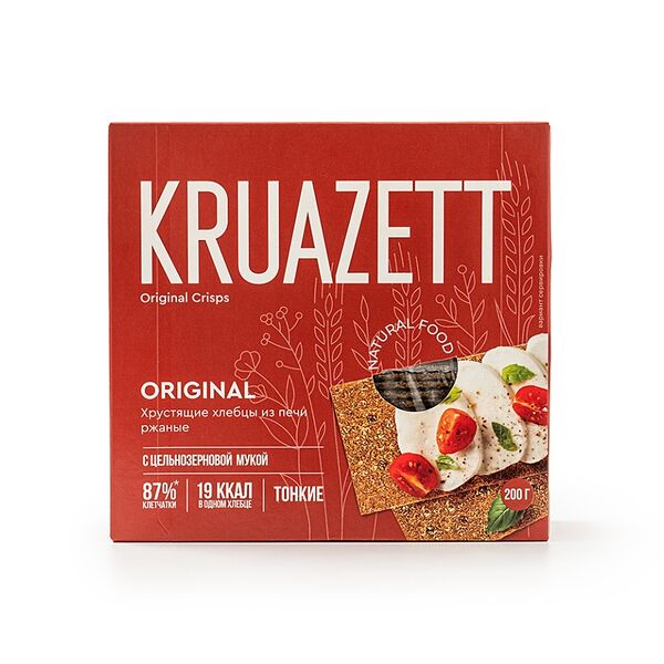 Хлебцы Kruazett тонкие ржаные, 200 г
