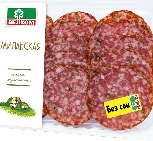 Колбаса Велком Миланская нарезка 90г