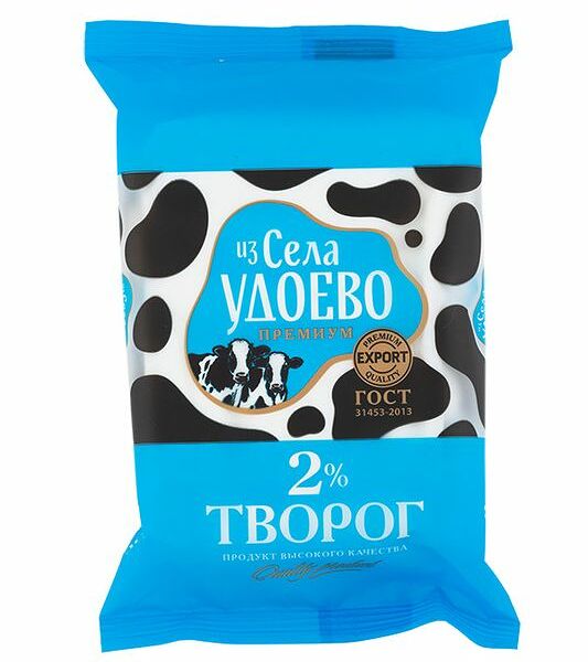 Творог из села Удоево премиум 2%