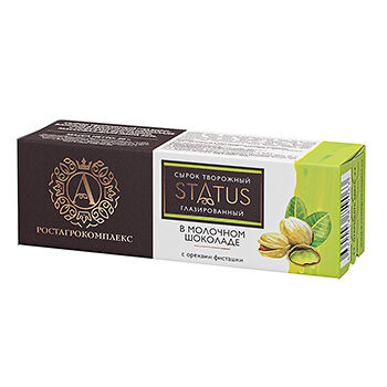 Сырок творожный А.РостАгроКомплекс в молочном шоколаде с фисташками 26%