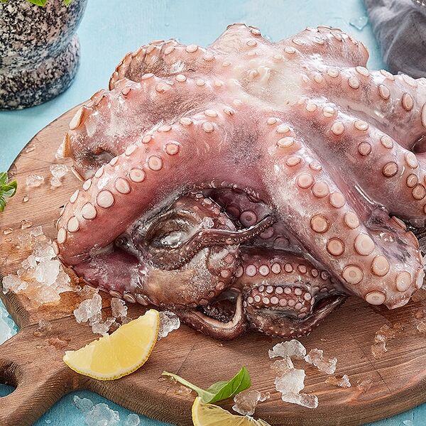 Туша цельного осьминога