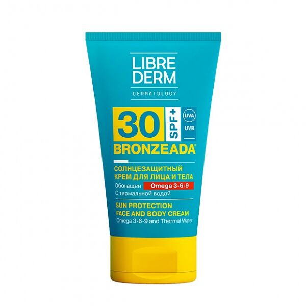 Librederm Bronzeada Крем SPF30 Омега 3-6-9 150 мл