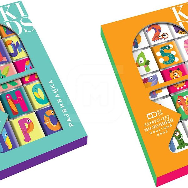 Шоколад Развивайка молочный набор 75г