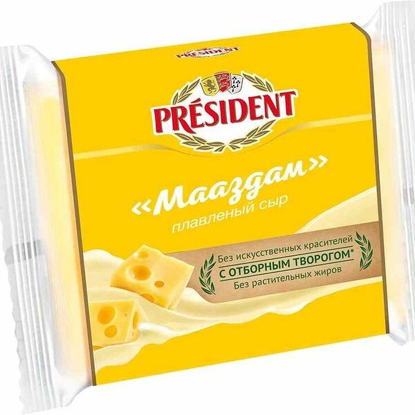Сыр плавленый President Маасдам 40% 150г