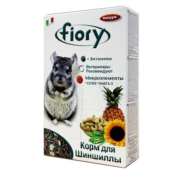 Корм для шиншилл Fiory Cincy Злаковое ассорти, 0.8 кг