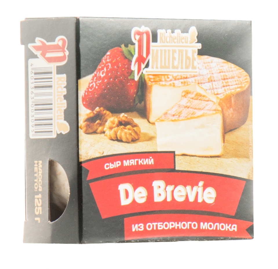 

Сыр мягкий De Brevie 55%, «Ришелье»