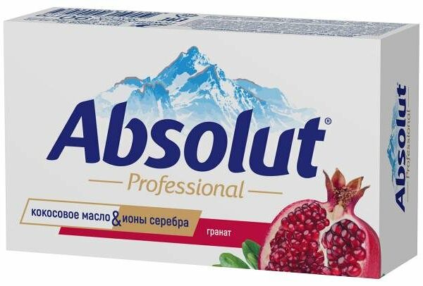 Крем-мыло твердое туалетное Absolut Professional Гранат антибактериальное 90 г
