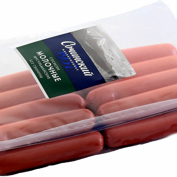 Сосиски Сочинский МК Молочные Мусульманские 1.1кг