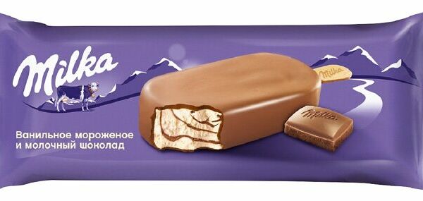 Мороженое-эскимо Milka
