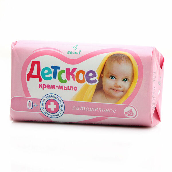 Крем-мыло детское питательное 0+ ТМ Весна