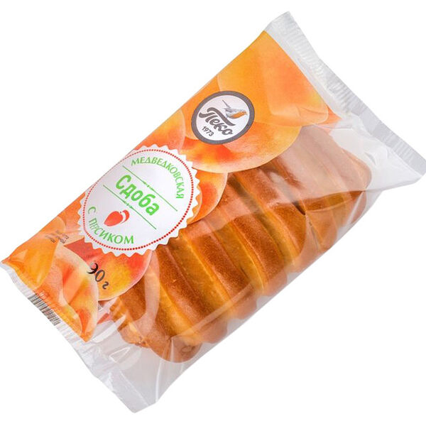 Сдоба с персиком Пеко