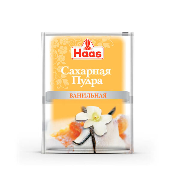Сахарная пудра Haas 80г с ванилью