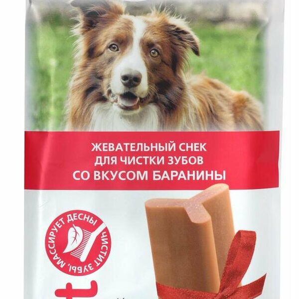 Лакомство для собак Biff Dent с бараниной для крупных пород