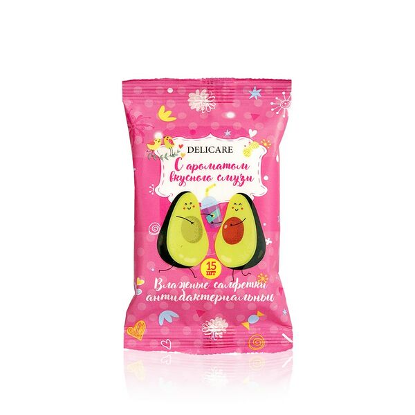 Детские влажные салфетки Delicare 