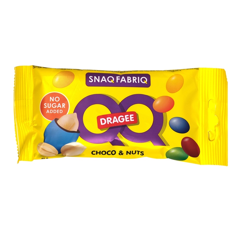 

Драже Snaqfabriq QQ в глазури Арахис и молочный шоколад 40 г 1 шт