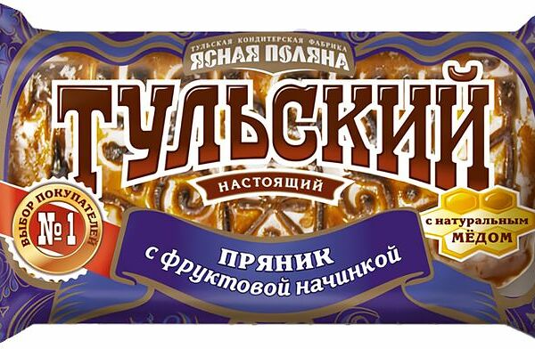 Пряник Тульский Ясная Поляна с фруктовой начинкой