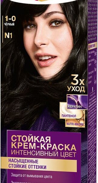 Крем-краска для волос Palette черный N1 (1-0) 110мл
