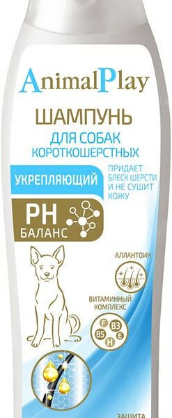 Шампунь для собак Animal Play укрепляющий
