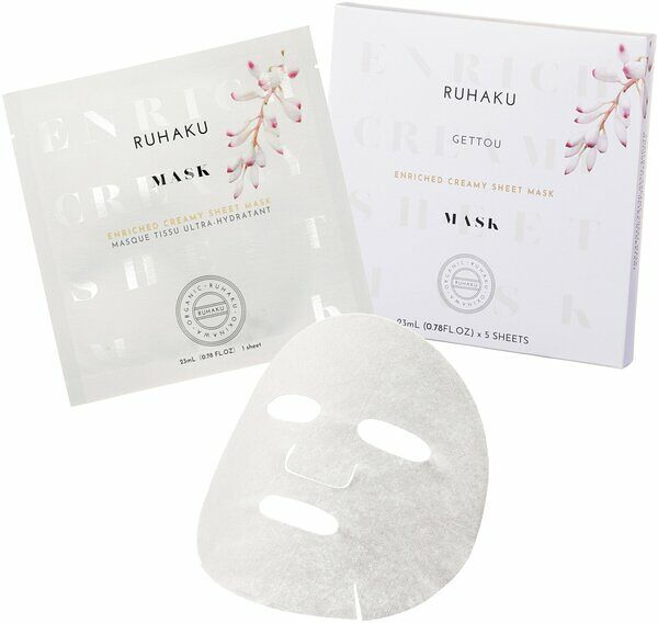 Тканевая питательная кремовая маска для лица Ruhaku Enriched Creamy Sheet Mask 5 шт