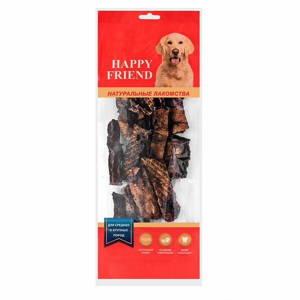 Лакомство для собак HAPPY FRIEND Легкое баранье для средних и крупных пород