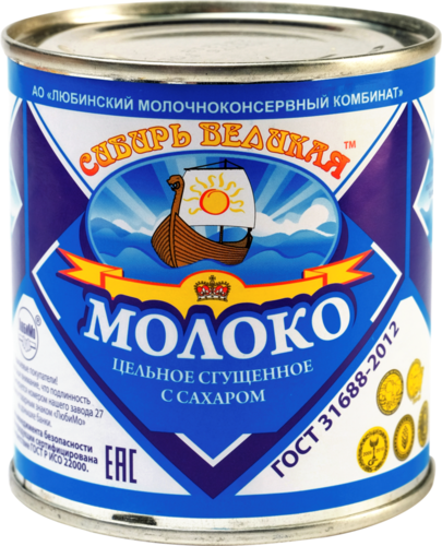 

Молоко сгущенное Сибирь великая, 8.5%
