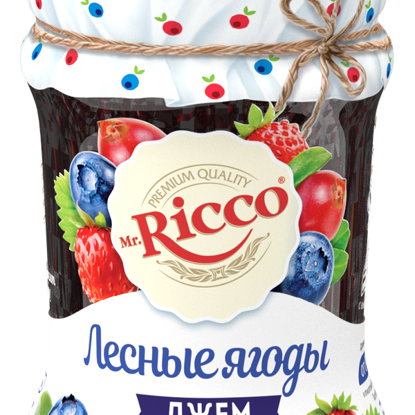 Джем Mr.Ricco 300г лесные ягоды