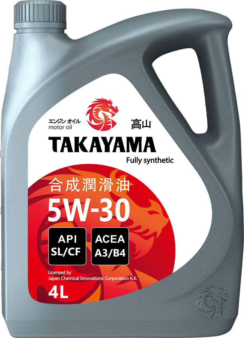 

Масло моторное Takayama синтетическое API SL/CF 5W-30 4 л